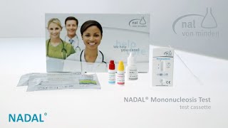 NADAL® Mononucleosis Test  Mononucleosis EBV rapid test [upl. by Yeldah751]