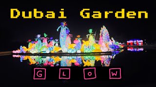 Dubai Garden Glow  Glow Park Dubai  Largest Glow Park Night View dubaivlog dubaiattractions [upl. by Coussoule]