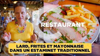 Lard frites et mayonnaise dans un estaminet traditionnel [upl. by Haiasi]