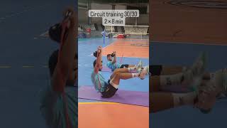 Un tres bon circuit training pour Aljazira club voley ball par le coach Nizar Kaanich [upl. by Otsugua238]