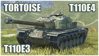 T110E3 T110E4 amp Tortoise • WoT Blitz Gameplay [upl. by Yousuf]