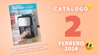 Catálogo Betterware Febrero 2024 [upl. by Nola379]