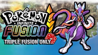 Pokémon Infinite Fusion Randomizer Hardcore Nuzlocke  Triple Fusions ONLY [upl. by Eninotna]