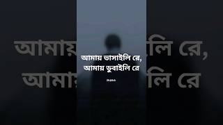 Amay Bhashaili Re  আমায় ভাসাইলি রে আমায় ডুবাইলি রে [upl. by Demetri]