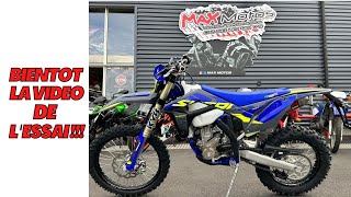 300 SEF FACTORY 2024 SHERCO bientot la vidéo de lessai de cet enduro [upl. by Naitsihc]