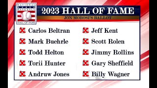 JP Morosi Reveals His 2023 Hall of Fame Ballot [upl. by Barri]