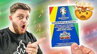 I FOUND A REAL AUTOGRAPH CARD from EURO 2024 MATCH ATTAX [upl. by Binnings]