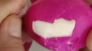 Lets crackamppeel red eggsalted 🌈🌈ASMR [upl. by Eynaffit]