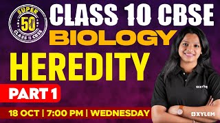 Class 10 CBSE  Biology  Heredity  Part 1  Xylem Class 10 CBSE [upl. by Etireuqram]