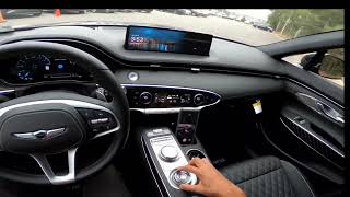 ✅️2023 Genesis GV70 35T AWD Review and POV Test Drive Experience [upl. by Eniluqaj]