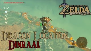 Zelda Breath Of The Wild Playthrough Dragon Dinraal Location Tutsuwa Nima Shrine [upl. by Erroll]