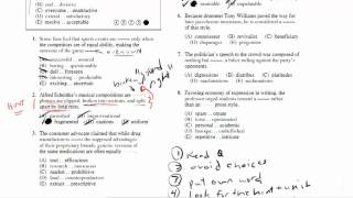 SAT Foundations 6 Sentence Completions [upl. by Shaddock643]