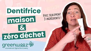 Dentifrice zéro déchet en moins de 30 secondes [upl. by Armilda]