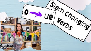 Stem changing verbs in Spanish oue   FREE PDF Handout [upl. by Isoais446]