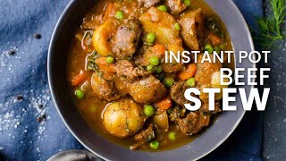 Instant Pot Beef Stew Quick and Easy Dinner [upl. by Llerret345]