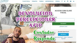 Devolucion de Percepciones Afip Dolares  Actualizacion Impuesto Pais  Contador Responde [upl. by Komsa]