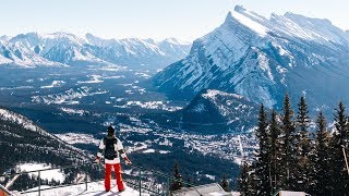 BANFF MT NORQUAY Mountain Resort Guide SkiBig3 Alberta Canada  Snowboard Traveler [upl. by Ossie]