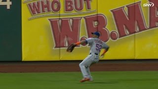 Cespedes throws out Asche at second base [upl. by Chloette58]