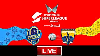 Thrissur Magic FC vs Thiruvananthapuram Kombans FC live  kerala super league  live score [upl. by Takakura]