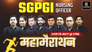 SGPGI Nursing Officer 2024  Maha Marathon Class  SGPGI Marathon Class All Subjects [upl. by Quirita]