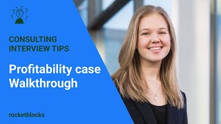 Consulting case interview review profitability case [upl. by Uolyram]