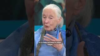 Jane Goodall asks people to think before they buy to protect the environment [upl. by Asuncion]