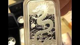 New rectangular proof dragon and 2oz piedfort Wedgetailed Eagle [upl. by Forest]