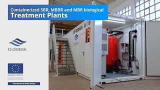 Containerized SBR MBBR and MBR biological [upl. by Mauretta921]