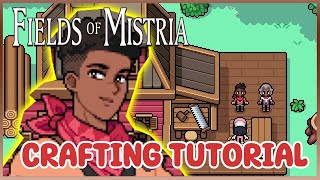 Fields of Mistria  Crafting tutorial [upl. by Annaehr336]