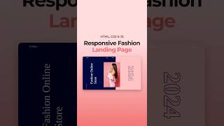 Responsive Landing Page Using HTML CSS And JavaScript [upl. by Merna]