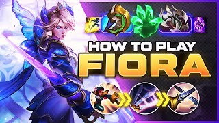 HOW TO PLAY FIORA SEASON 13  BEST Build amp Runes  Season 13 Fiora guide  League of Legends [upl. by Hainahpez98]