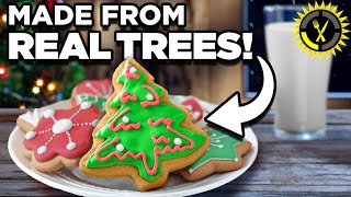 Food Theory Can you make cookies out of your Christmas tree [upl. by Ilhsa484]