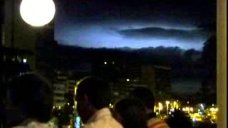 Así se ve venir la tormenta eléctrica desde Punta del Este [upl. by Anecusa40]