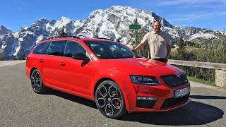 Die schönsten Straßen Die Rossfeld Panoramastraße und der Skoda Octavia RS 230 [upl. by Volnak595]