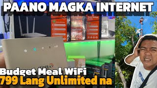 PAANO MAGKA INTERNET NG MURA SA BUKID  BUDGET MEAL WIFI [upl. by Atilef]