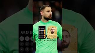 Donnarumma rating in fc25viralvideo sometimesyoulearninfootball football fc25 [upl. by How48]