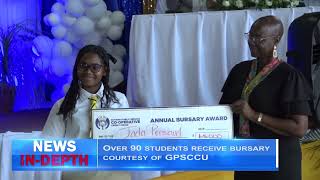 Over 90 students receive bursary courtesy of GPSCCU [upl. by Eelyac]