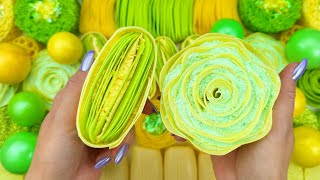 ASMR★4K★Soap boxes with foam★Clay cracking★Hand crush soap stripes★ [upl. by Corso]