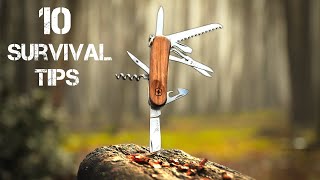 10 Wilderness Survival Tips  Bushcraft Skills [upl. by Ameg730]