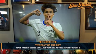 Play Of The Day Kevin Paredes Scores A Goal For Team USA As The Defeat Guinea 30  73124 [upl. by Eiromem744]