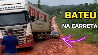 CARRO BATEU NA CARRETA E PRECISOU DE RESGATE [upl. by Blaise]