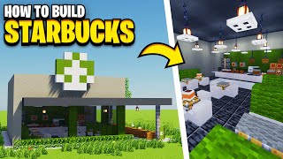 How To Build A STARBUCKS In Minecraft [upl. by Aix]