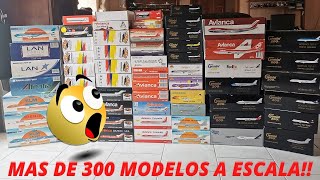 ✈️🚨COLECCION DE AVIONES A ESCALA🚨✈️MAS DE 300 MODELOS MODEL AIRCRAFT COLLECTION UPDATE 2021✈️🚁🚨 [upl. by Oravla]