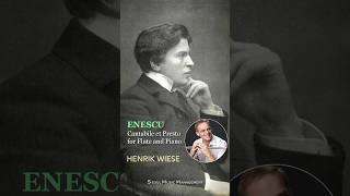 Georges Enescu Cantabile et Presto for Flute and Piano  Henrik Wiese Flute [upl. by Lirpa]