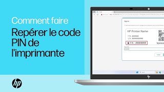 Comment trouver le code PIN des imprimantes HP  HP Support [upl. by Yentirb]