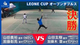 【テニス】レオーネカップ男子オープンダブルス決勝1月27日 [upl. by Janus]