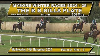 Race No 3 The BRHills Plate DIV  2 [upl. by Asalocin]