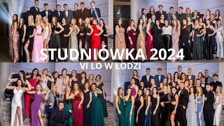 Studniówka 2024 VI LO w Łodzi [upl. by Nidla]