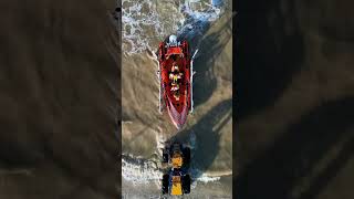 Can you catch a lifeboat RNLI can 📹 theastrodrone HiddenHeroes Tractors TractorLove Lifeboat [upl. by Malcah]