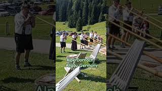 Allgäu Alphorn Alpe Dornach Deutschland Bayern alpe oberstdorf germany alphorn rogalpejski [upl. by Even]